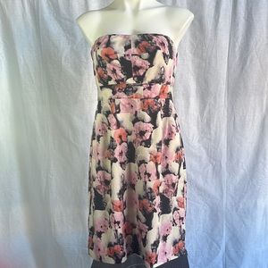 J. Crew Strapless 100% Cotton Casual Mini Dress Size 8